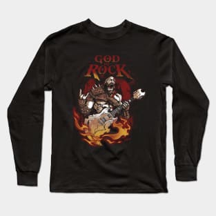 God of Rock Long Sleeve T-Shirt